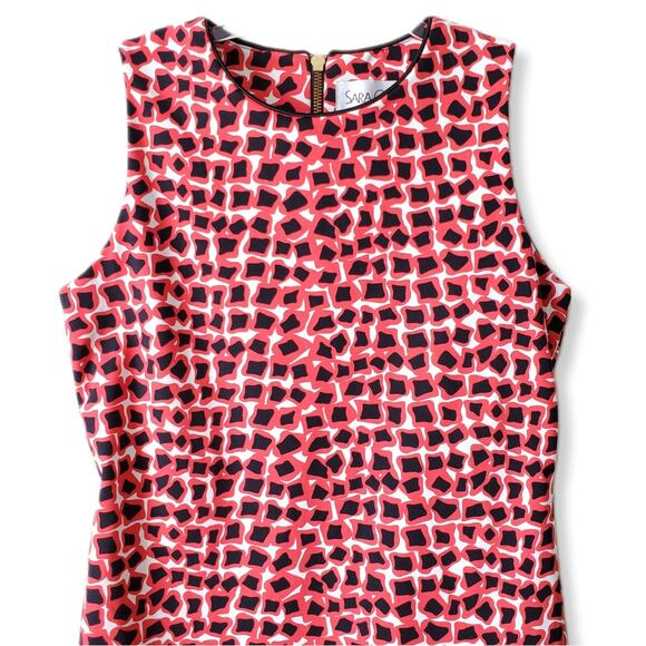 Sara Campbell Sheath Pencil Dress XS Modern Fitted Career Occasion Retro NEW - Picture 2 of 10